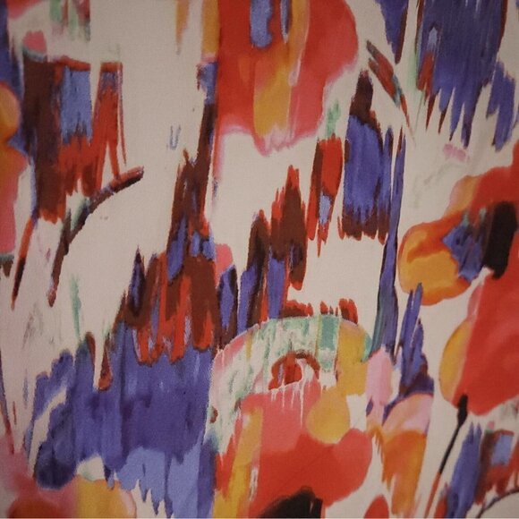 Brixon Ivy Mixed Material Silky Watercolor Knit Back Tank Top Medium - Picture 3 of 5